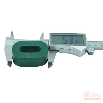 Digital caliper outer dimension measurement check on CenturaCores nanocrystalline cut core CCNC-10-10-33-20-31-53-002-MFGR.