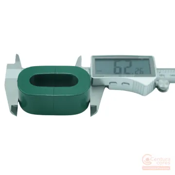 Digital caliper outer dimension measurement check on CenturaCores nanocrystalline cut core CCNC-10P8-13-40P5-25-35P5-62-002-MFGR.
