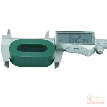 Digital caliper outer dimension measurement check on CenturaCores nanocrystalline cut core CCNC-11-13-40-20-35P5-63-002-MFGR.
