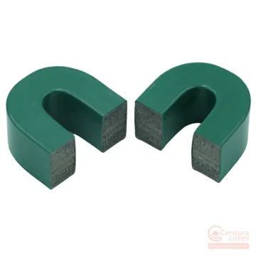 CenturaCores CCNC-13-15-56-25-42-84-002-MFGR nanocrystalline cut core lamination view showing stacked alloy ribbon edge profile.