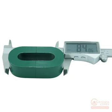 Digital caliper outer dimension measurement check on CenturaCores nanocrystalline cut core CCNC-13-15-56-25-42-84-002-MFGR.