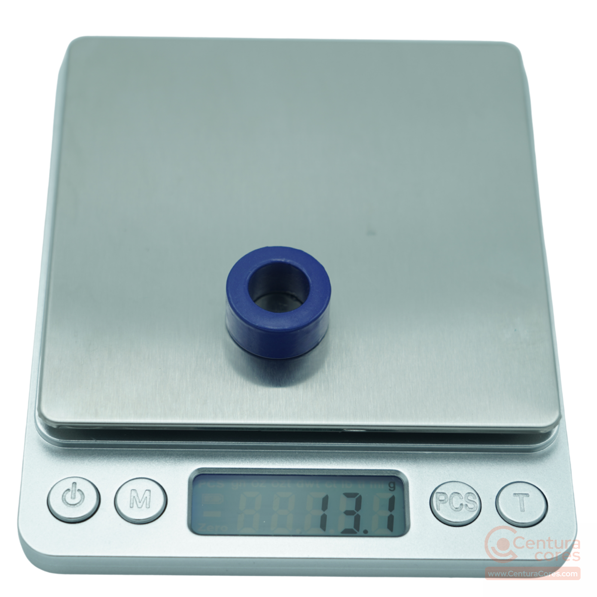 Scale check of CenturaCores CCNT-020-012-010-LFBL nanocrystalline toroidal core.