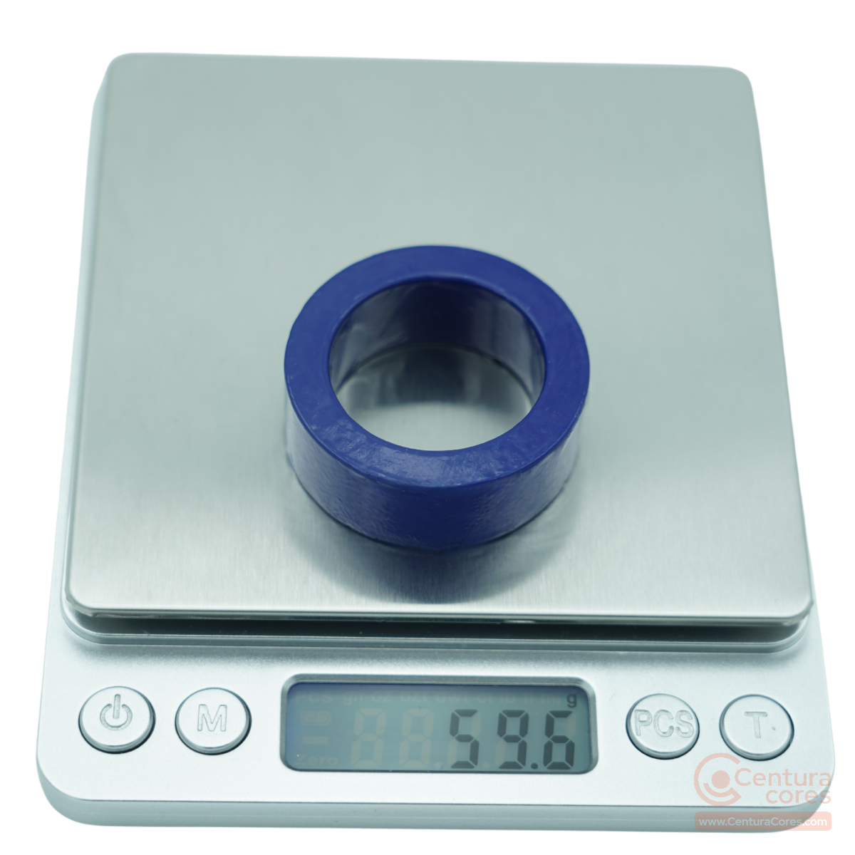 Scale check of CenturaCores CCNT-040-030-015-LFBL nanocrystalline toroidal core.