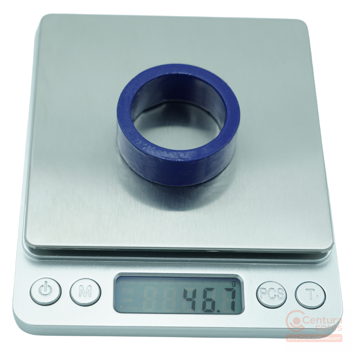 Scale check of CenturaCores CCNT-040-032-015-LFBL nanocrystalline toroidal core.