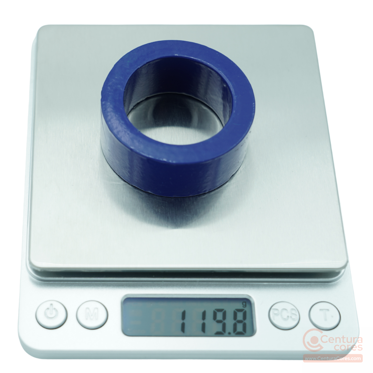 Scale check of CenturaCores CCNT-050-030-015-LFBL nanocrystalline toroidal core.