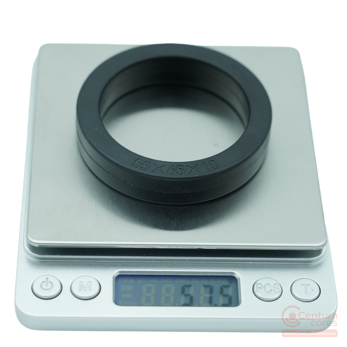 Scale check of CenturaCores CCNT-065-055-010-STBK nanocrystalline toroidal core.