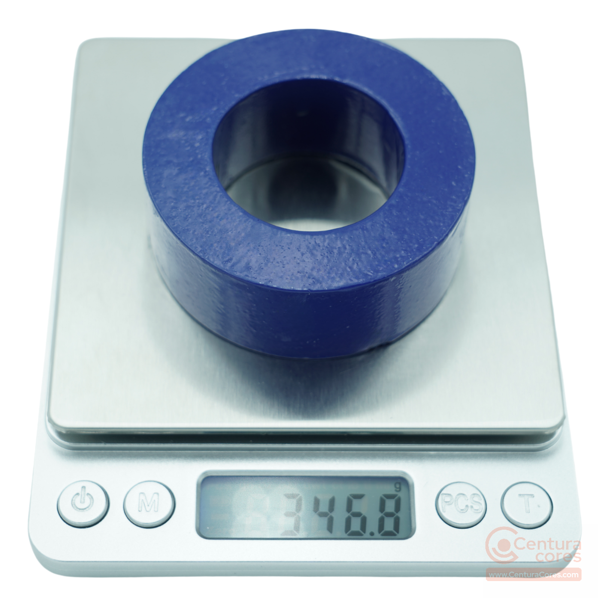 Scale check of CenturaCores CCNT-065-038-025-LFBL nanocrystalline toroidal core.
