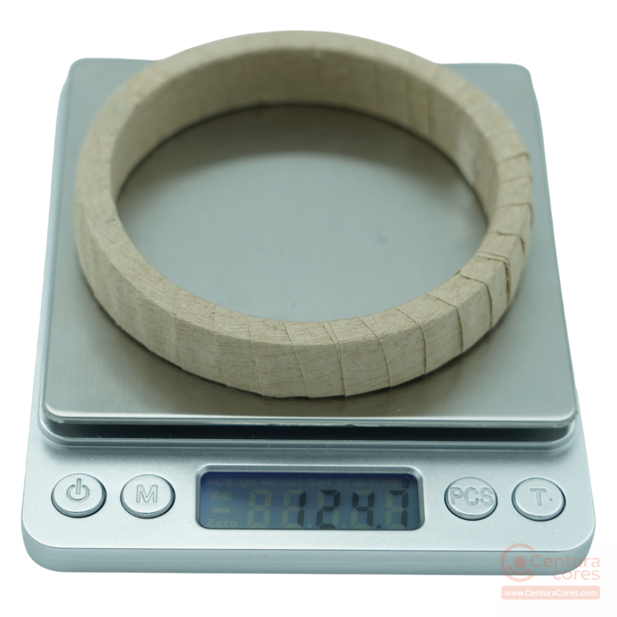 Scale check of CenturaCores CCNT-086-076-015-STBN nanocrystalline toroidal core.