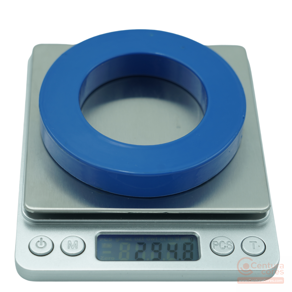Scale check of CenturaCores CCNT-087-055-013P5-STBL nanocrystalline toroidal core.