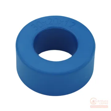 CenturaCores CCNT-030-020-012-MFBL nanocrystalline toroidal core, cased in protective plastic housing for common mode choke and transformer designs.