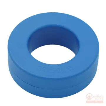 CenturaCores CCNT-050-032-015-MFBL nanocrystalline toroidal core, cased in protective plastic housing for common mode choke and transformer designs.